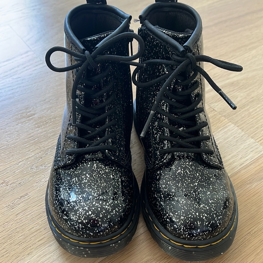 Girls Glitter Dr. Martens Size 10